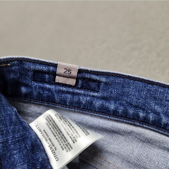 Citizens of Humanity Rocket jeans High Rise Skinny Sz 25 Distressed - Picture 7 of 16